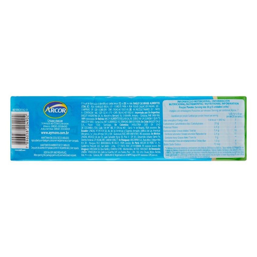 Biscoito Aymoré Coco 200g Embalagem Com 30 Unidades - imagem 4