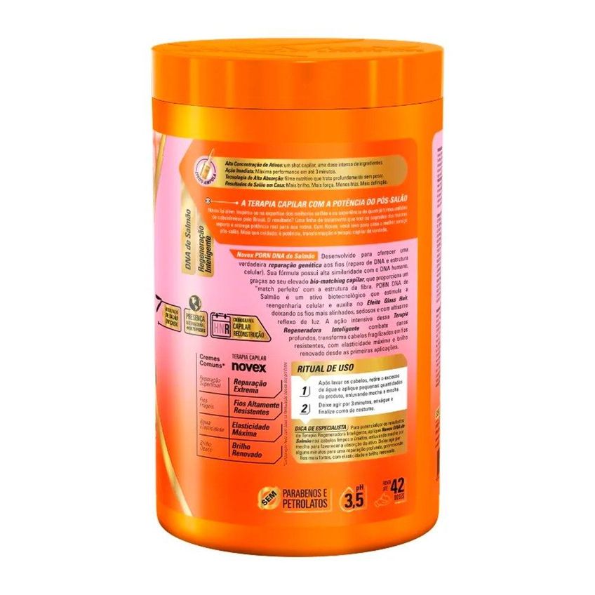 Creme Tratamento Novex PDRN DNA de Salmão 1kg - imagem 2