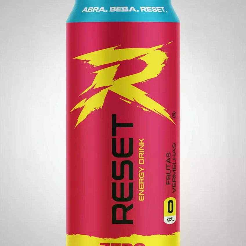 Energy Drink Zero Açúcar Frutas Vermelhas Reset 473ml - 6un - imagem 4