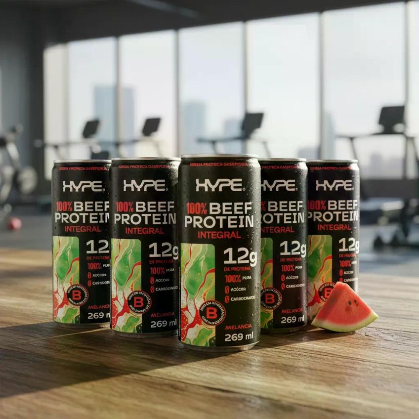 Beef Protein Melancia Hype 12g 269ml - 6un - imagem 3