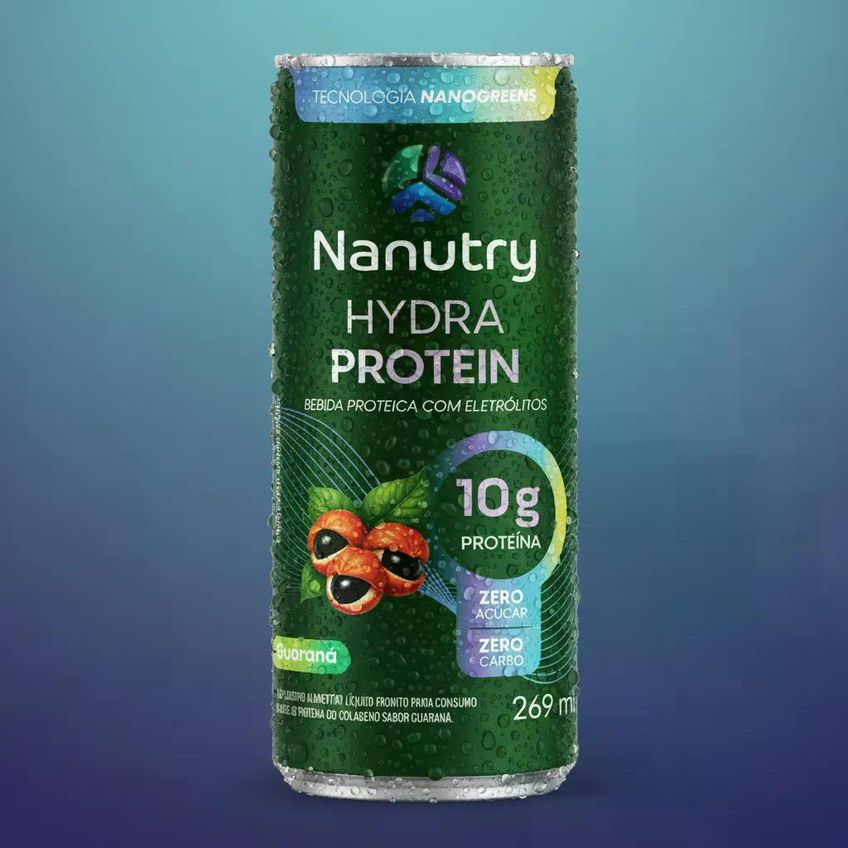 Hydra Protein Guaraná 10g Nanutry 269ml - 6un - imagem 4