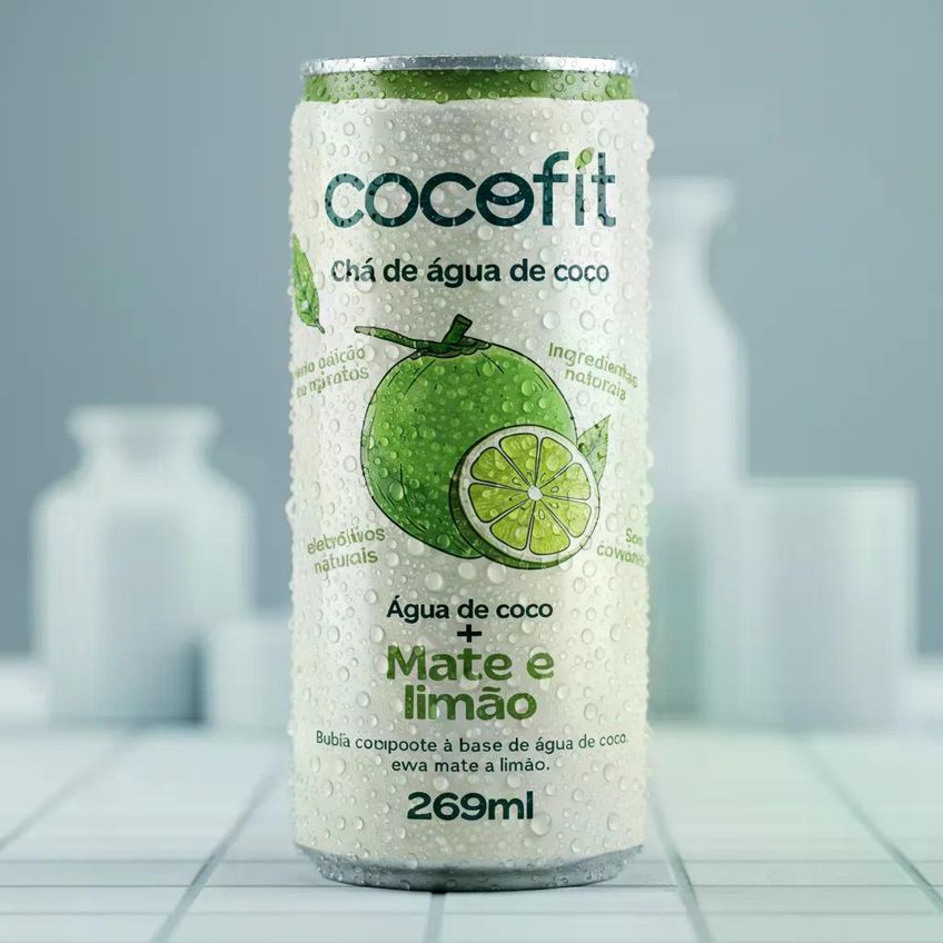 Chá Água De Coco Mate Limão Cocofit 269ml - 6un - imagem 5
