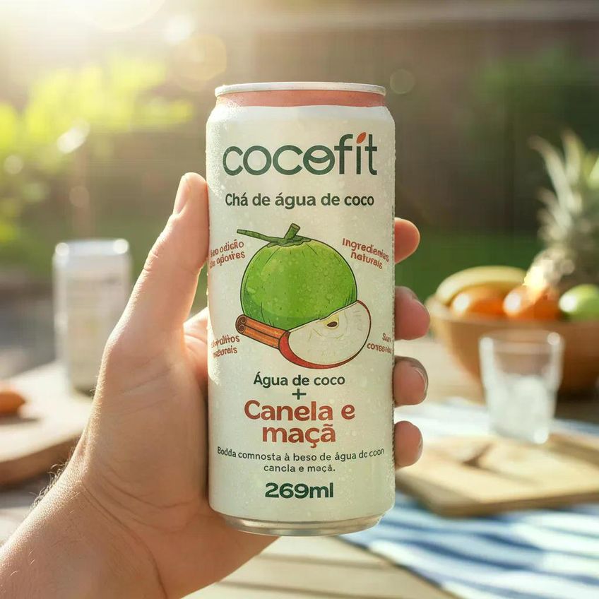 Chá Água De Coco Canela E Maçã Cocofit 269ml - 6un - imagem 3