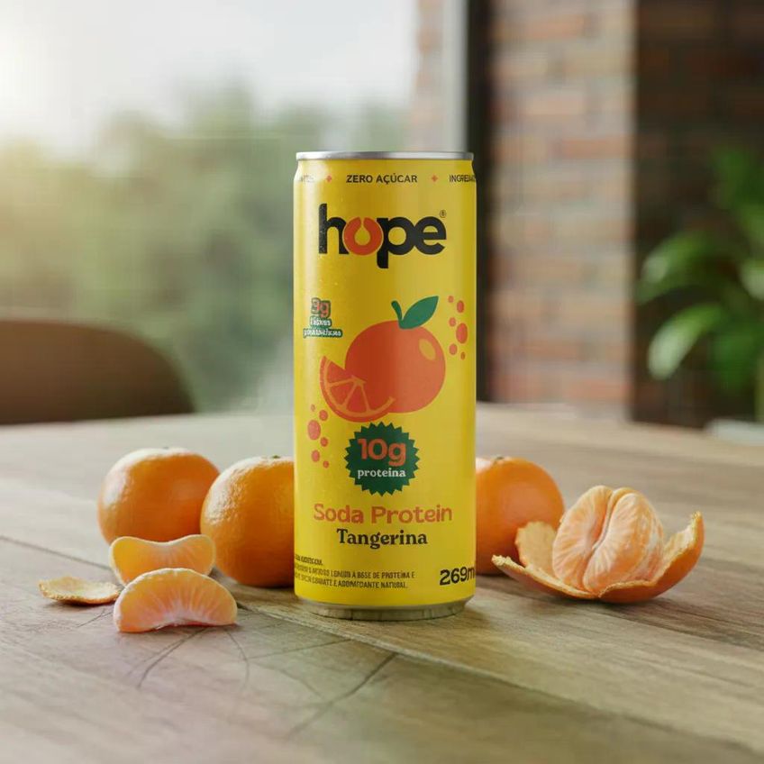Soda Protein Tangerina 10g Hope 269ml - 6un - imagem 3