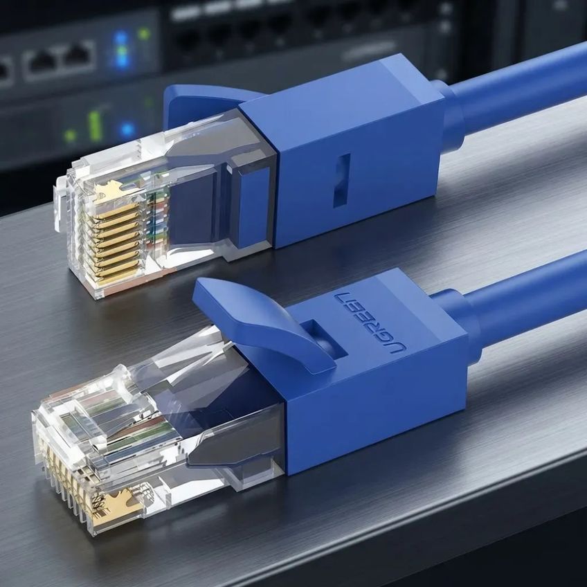 Cabo De Rede Ugreen Nw102, 3 Metros, Cat6 U/utp Azul - imagem 3