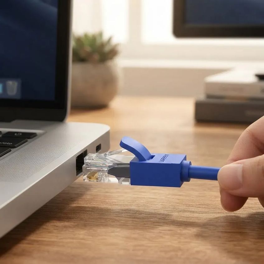 Cabo De Rede Ugreen Nw102, 3 Metros, Cat6 U/utp Azul - imagem 4