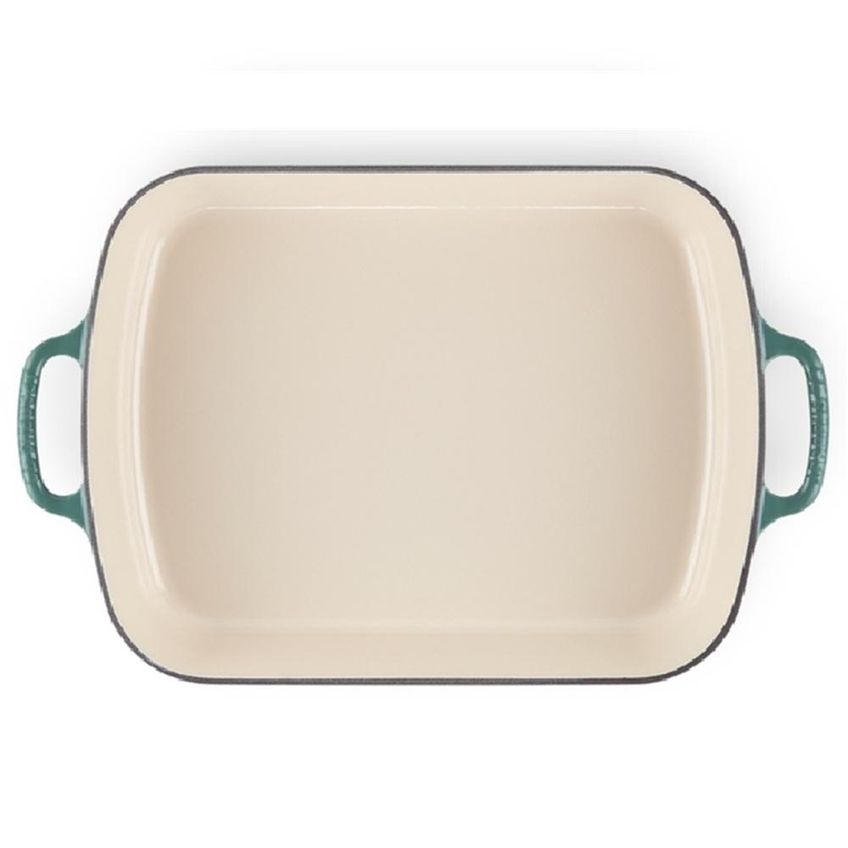 Travessa Retangular Le Creuset Signature 37cm Em Cerâmica Verde Artichaut 20184377954422 - imagem 3