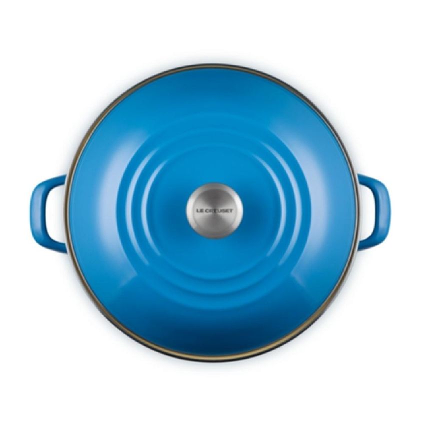 Stockpot Le Creuset Caranguejo 15,1l 30cm Em Aço Esmaltado Com Puxador Inox Light Marseille 56026815972503 - imagem 3