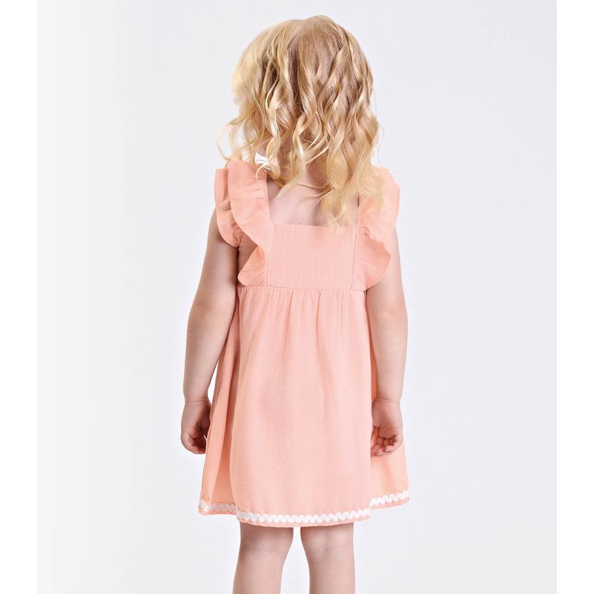 Vestido Verão Menina Midi Com Plaquinha Trick Nick Rosa 10 - imagem 3