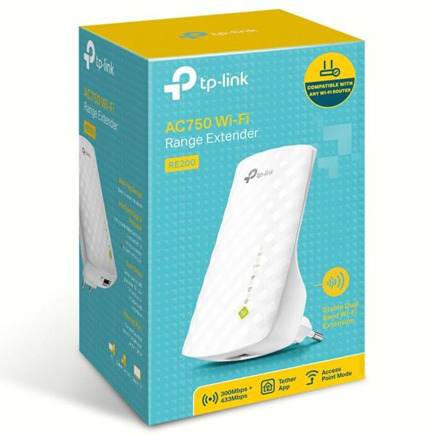 Repetidor Wi-Fi AC750 RE200 Dual Band Bivolt Auto TP-Link - imagem 4