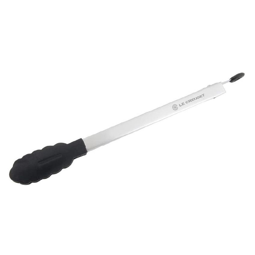 Pegador Culinário Le Creuset 30cm Em Aço Inox E Silicone Black Matte 98200300000000 - imagem 3