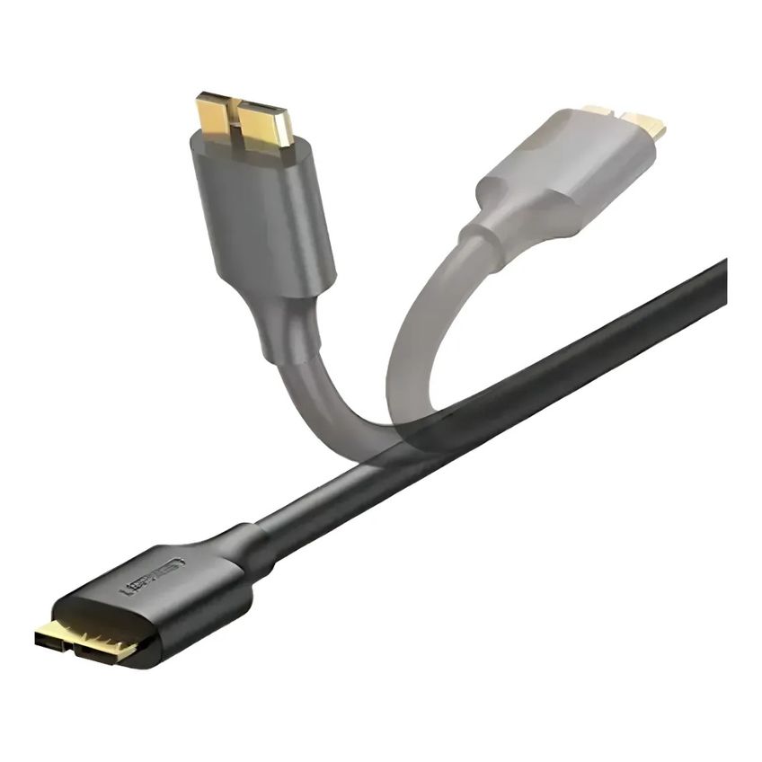 Cabo Ugreen USB 3.0 para Micro USB Tipo-B - 50cm Cor Preto - imagem 4