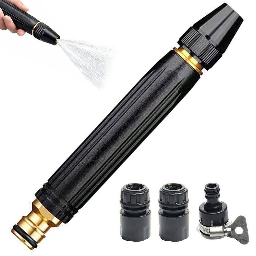 Kit Super Esguicho Alta Pressão Mangueira Bico Engate Rápido - imagem 4