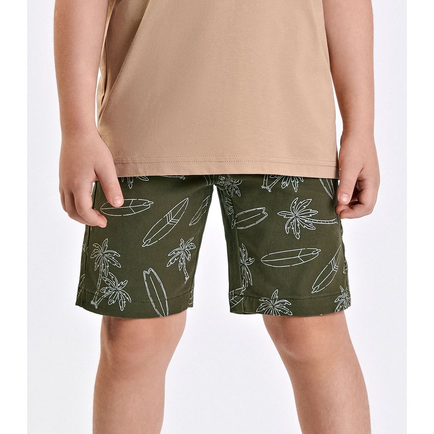 Conjunto Masculino Polo Com Bermuda Trick Nick Marrom 8 - imagem 3