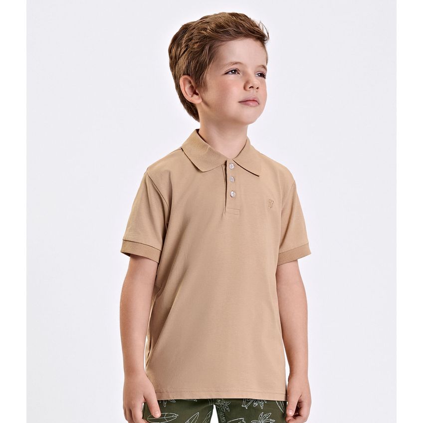 Conjunto Masculino Polo Com Bermuda Trick Nick Marrom 6 - imagem 2
