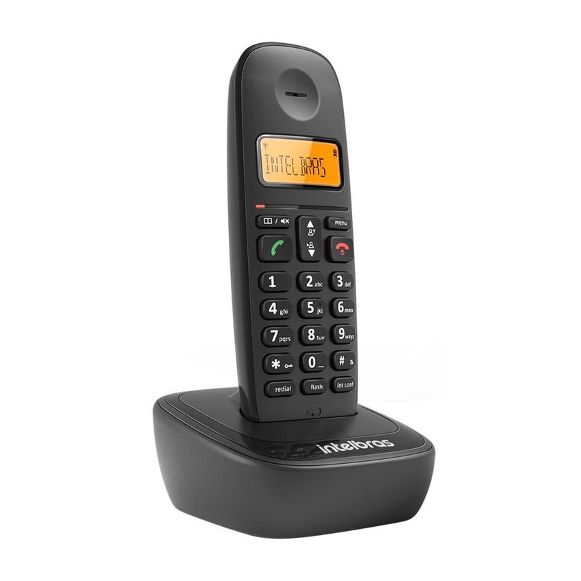 Telefone Sem Fio Com Display Luminoso Preto Ts2510 Modelo 4122510 Intelbras - imagem 2