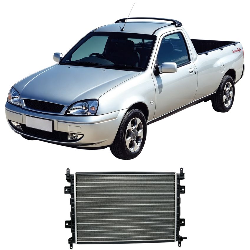 Radiador Expandido Fiesta Ka Courier 2000-2013 Autogic - imagem 5