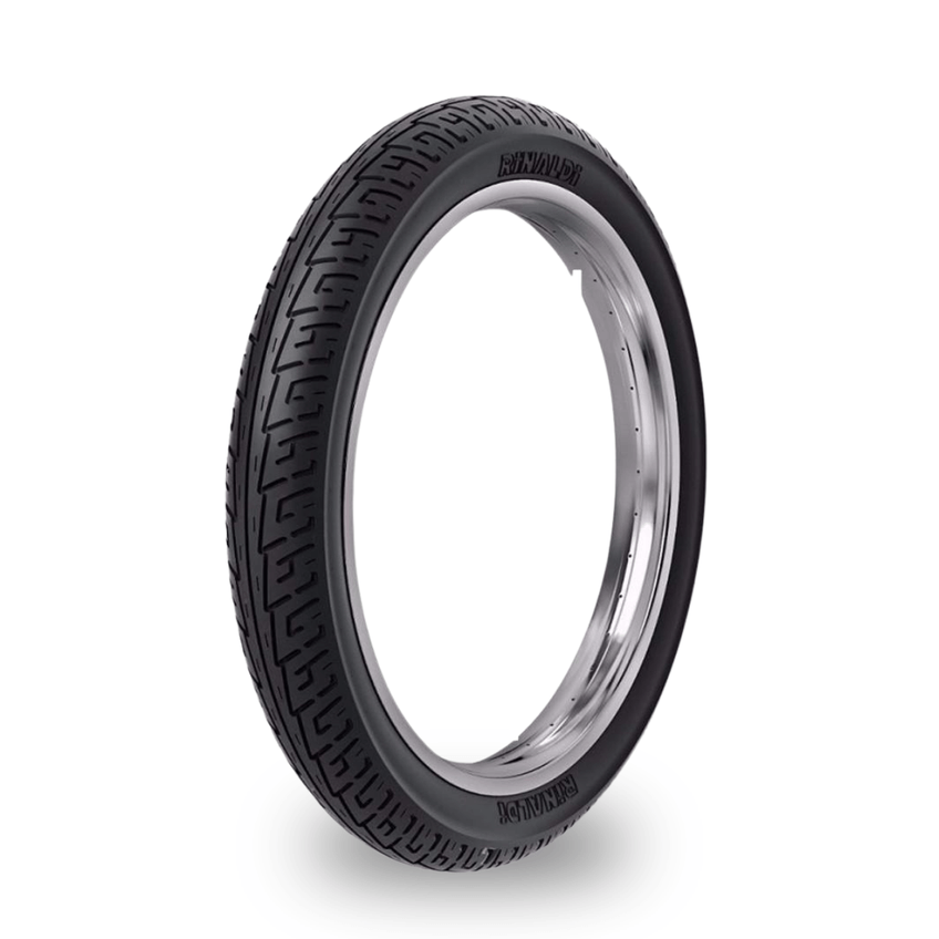 Par Pneu De Moto Rinaldi 2.75-18 + 100/90-18 Bs32 - imagem 3