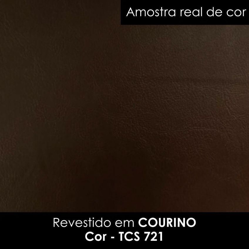 Puff Decorativo Verso 45x51 Cm Pes Madeira Courino Tcs 721 Moll - imagem 4