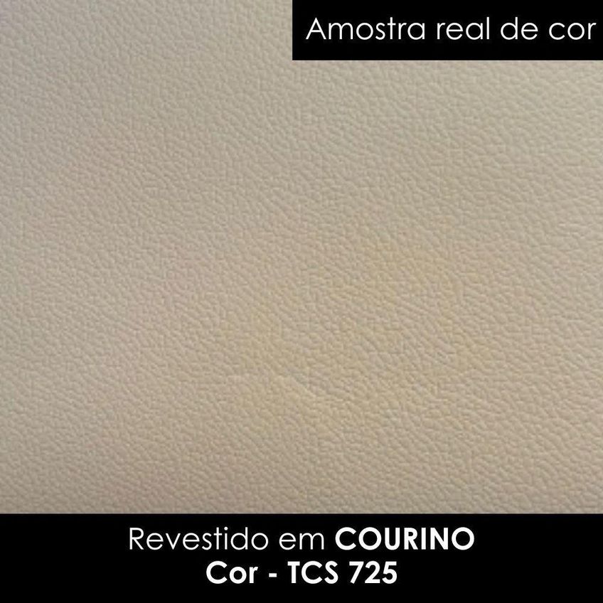 Puff Decorativo Verso 45x51 Cm Pes Madeira Courino Tcs 725 Moll - imagem 4