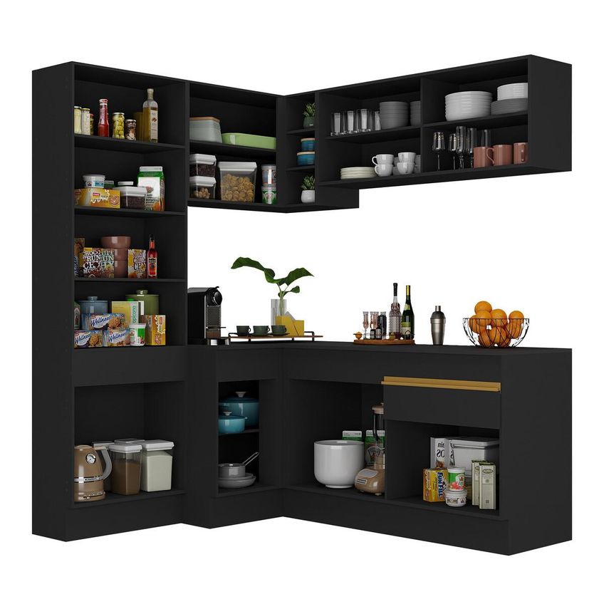 Cozinha Compacta Jogo De Panela Brinde FL2089P Multimóveis - imagem 5