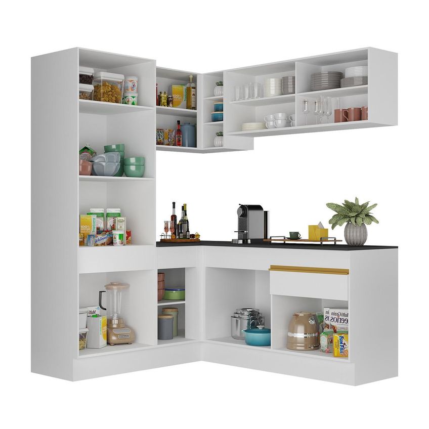 Cozinha Compacta Jogo De Panela Brinde Fl2088p Multimóveis - imagem 5