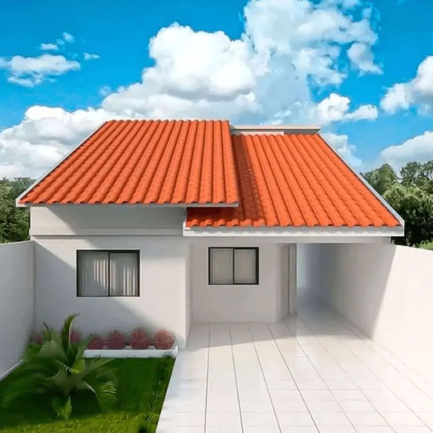 Kit Com 45 Telha Pvc Plan Cerâmica 2,42 Metros X 88cm Com 6 Ondas Terracota - P3010021 - Afort - imagem 5