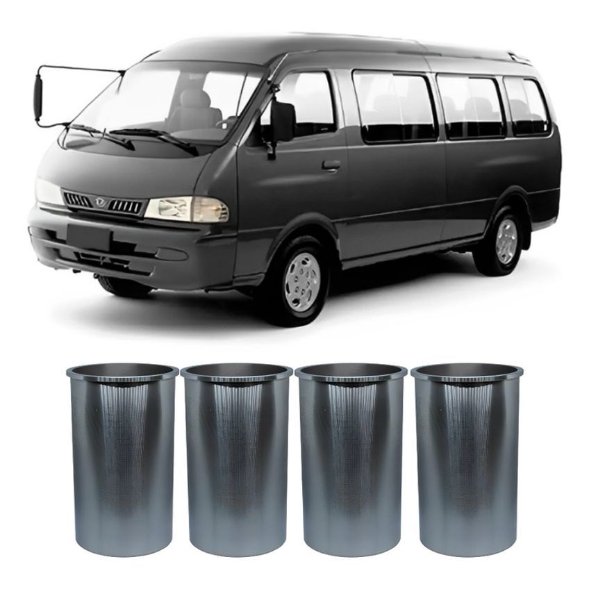 Jogo Camisa Motor Besta Bongo K2700 2.7 8v Diesel Std 1997 - imagem 3