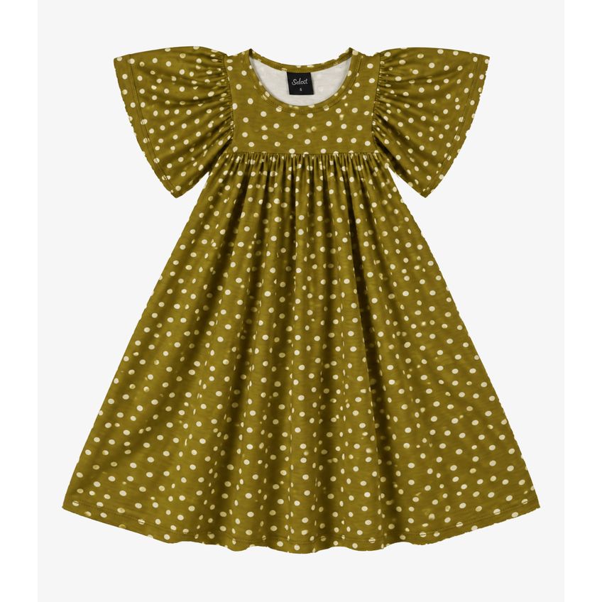 Vestido Verão Infantil Feminino Select Verde 10 - imagem 4