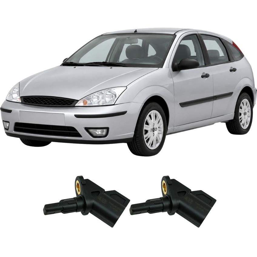 Par Sensor Abs Roda Dianteira Focus 2004 05 06 07 08 09 2010 - imagem 5