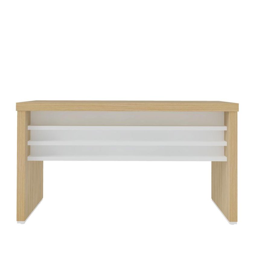 Mesa Tamburato Artany Cor Carvalho/Branco - imagem 4
