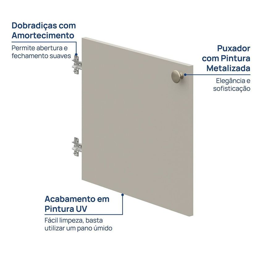 Kit Porta Módulo 70cm X 40cm Frame Yescasa Arenas - imagem 3