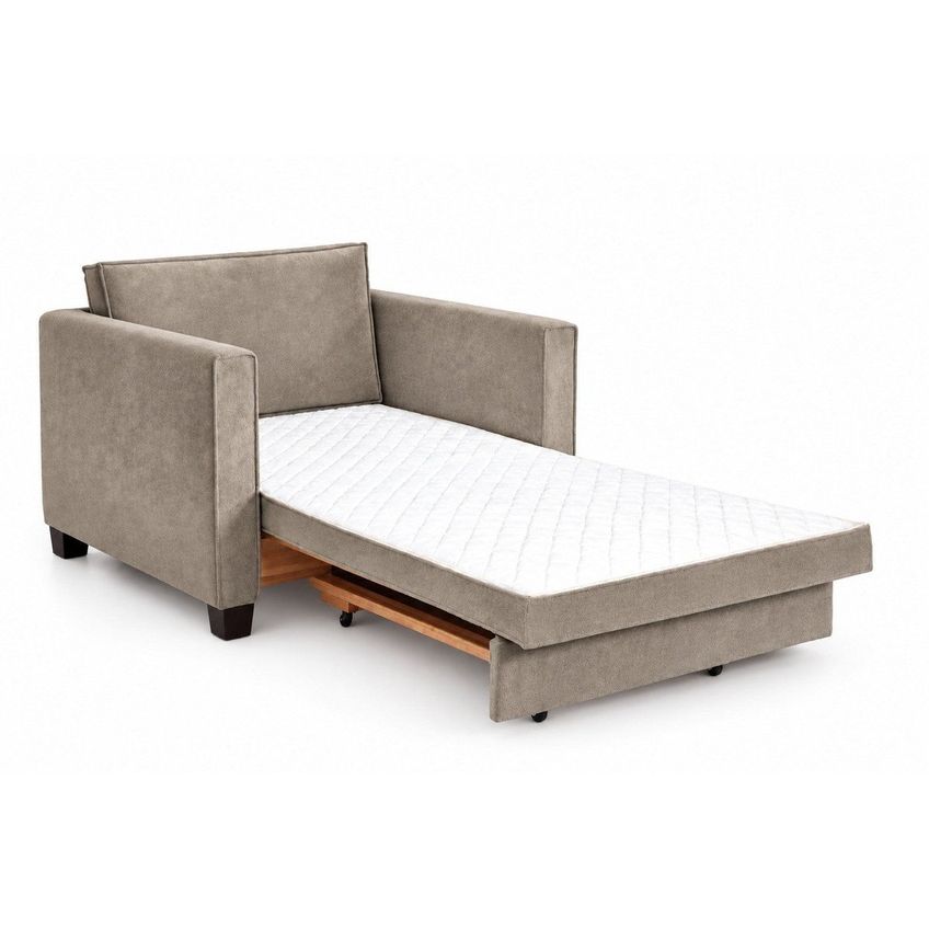 Sofá Cama Solteiro 100 Cm Veludo Fusion Yescasa Veludo Prata - imagem 2
