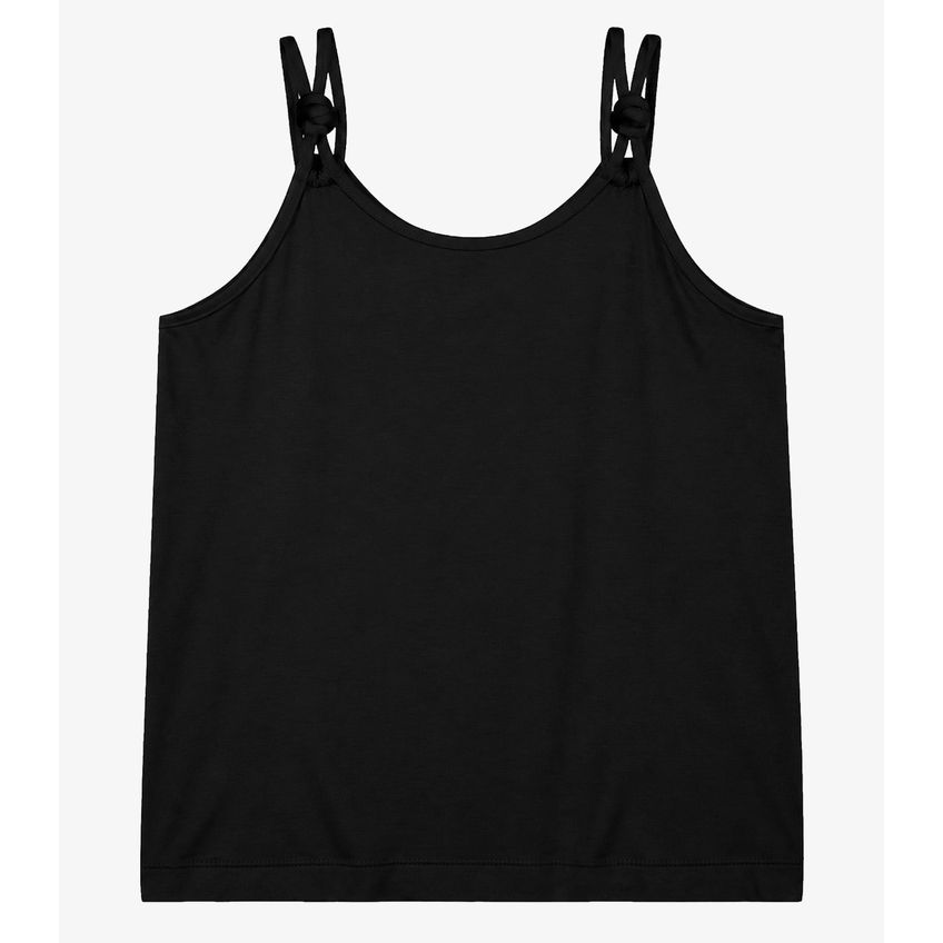 Blusa De Alça Feminino Endless Preto GG - imagem 5