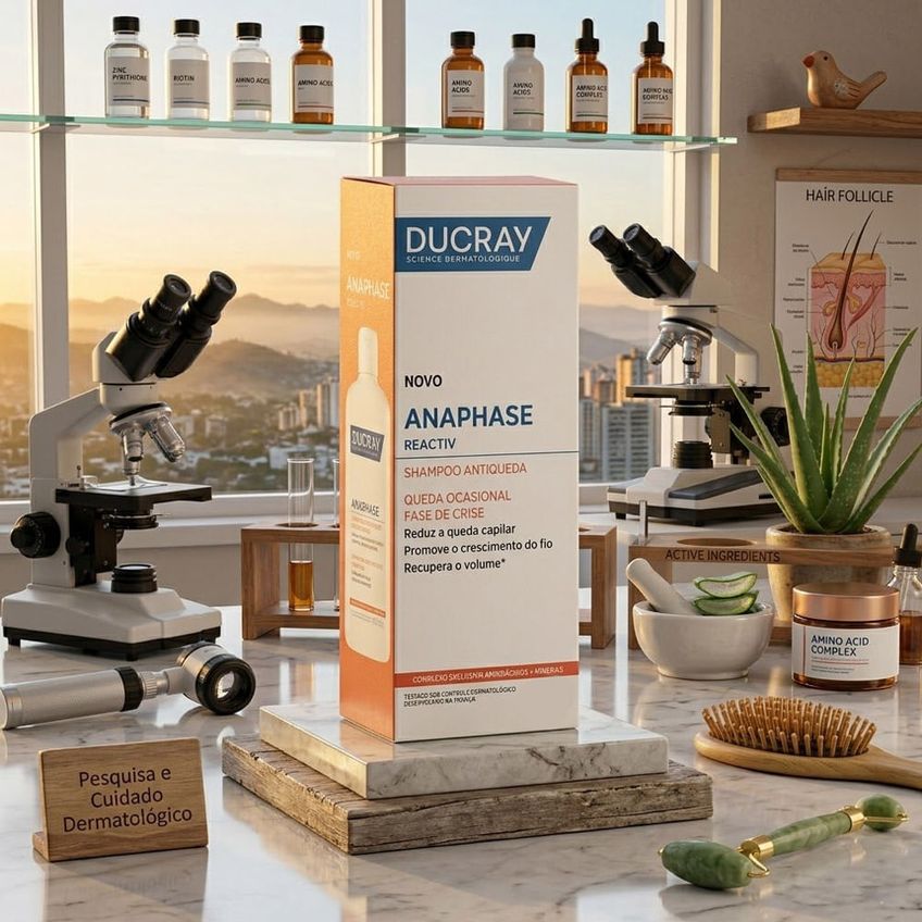 Shampoo Antiqueda Ducray Anaphase Reactiv Queda Ocasional 200ml Ducray - imagem 3