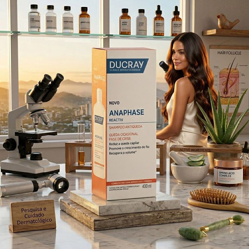 Shampoo Antiqueda Ducray Anaphase Reactiv Queda Ocasional 200ml Ducray - imagem 4