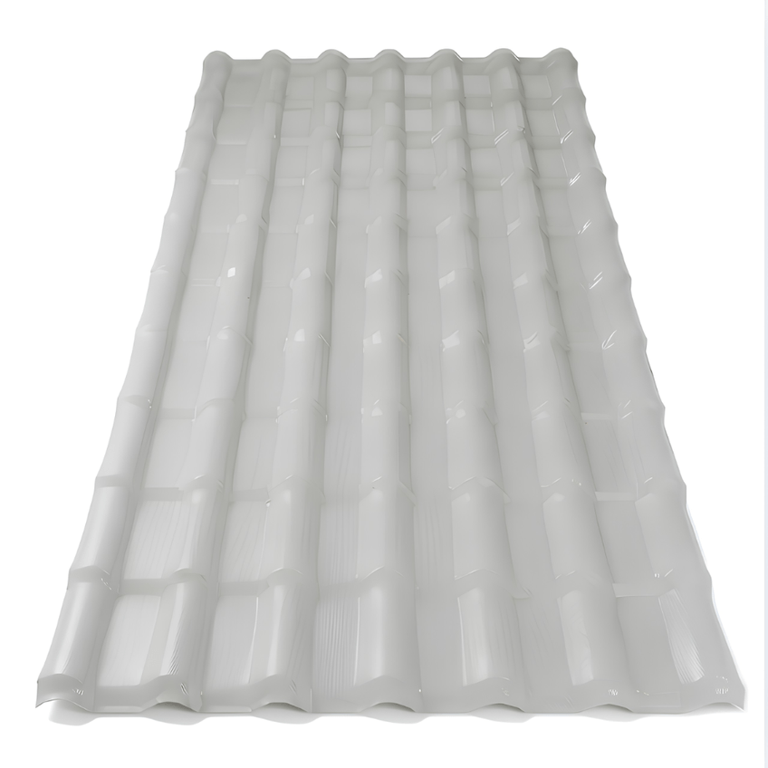 Telha PVC Plan Colonial Muke Tools Cinza 241x88cm 6 Ondas 15mm - imagem 3