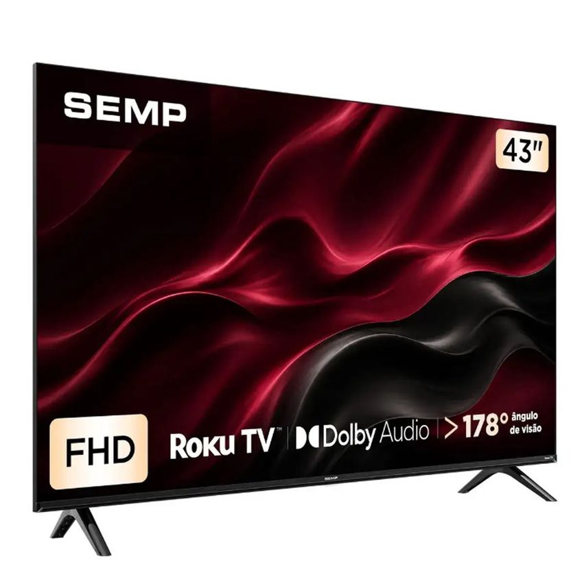 Smart TV S42R Full HD 43 Polegadas Dolby Audio Roku Semp - imagem 4