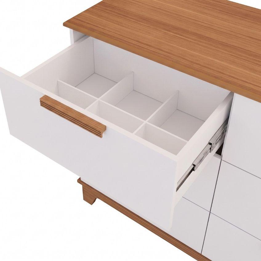 Quarto De Bebê Completo Com Berço Guarda Roupa E Cômoda Em Mdf Pistache Permobili - imagem 4