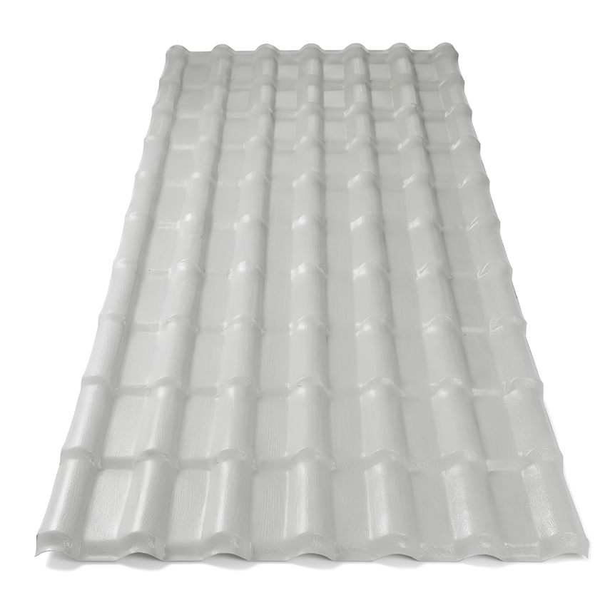 Telha PVC Plan Colonial Muke Tools 241x88cm 6 Ondas 15mm - imagem 3