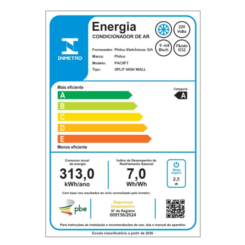 Ar Condicionado Split Philco Pac9ft 9000btus Inverter Ar Frio - imagem 4
