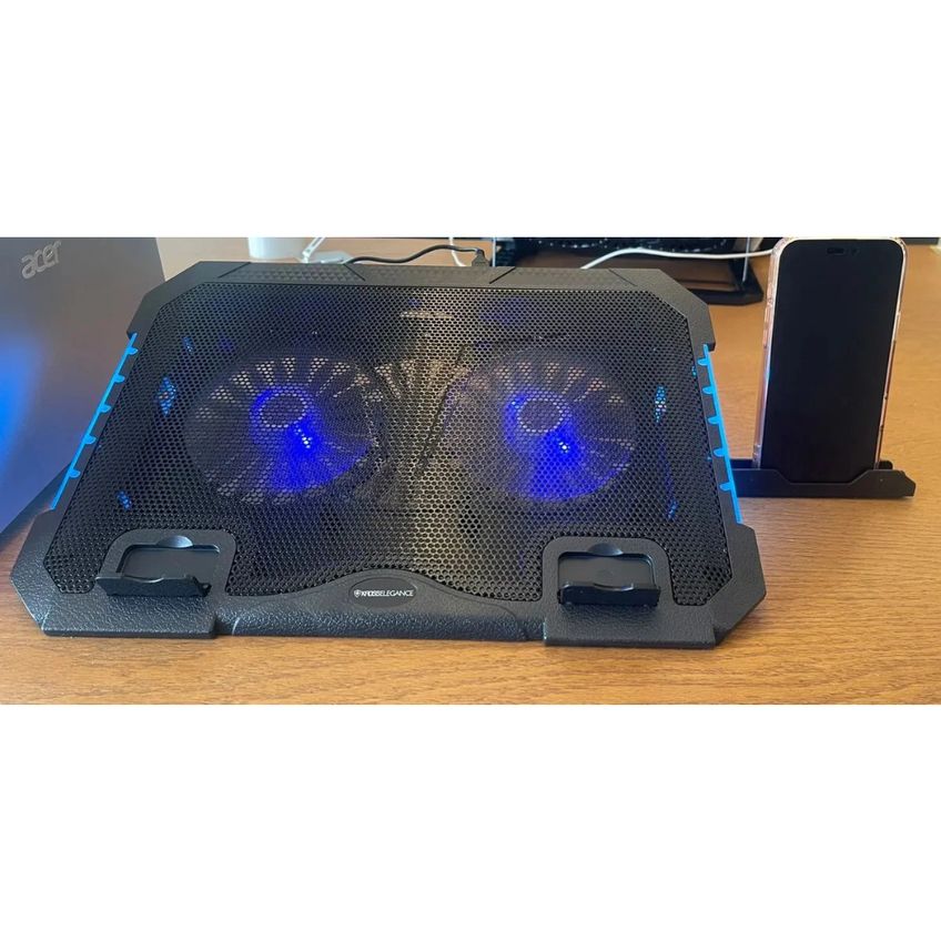 Suporte P/ Notebook Kross 2 Fans RGB 2 USB KE - SNS90 Preto - imagem 5