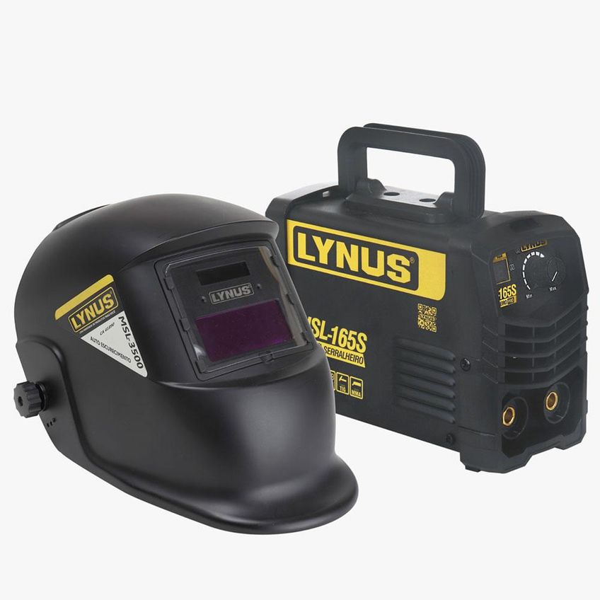 Combo Inversora De Solda Lynus Kisl-165s 120 A 220 Volts - imagem 3