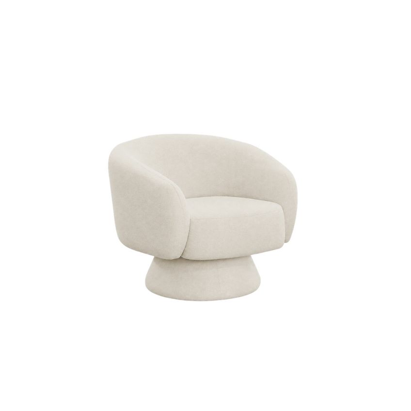 Poltrona 86cm Linho Giratória Olden Ferguile - imagem 3