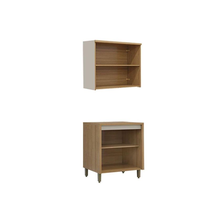 Cozinha Completa 2 Peças 4 Portas Allure Cz700 Gris Linea - imagem 4
