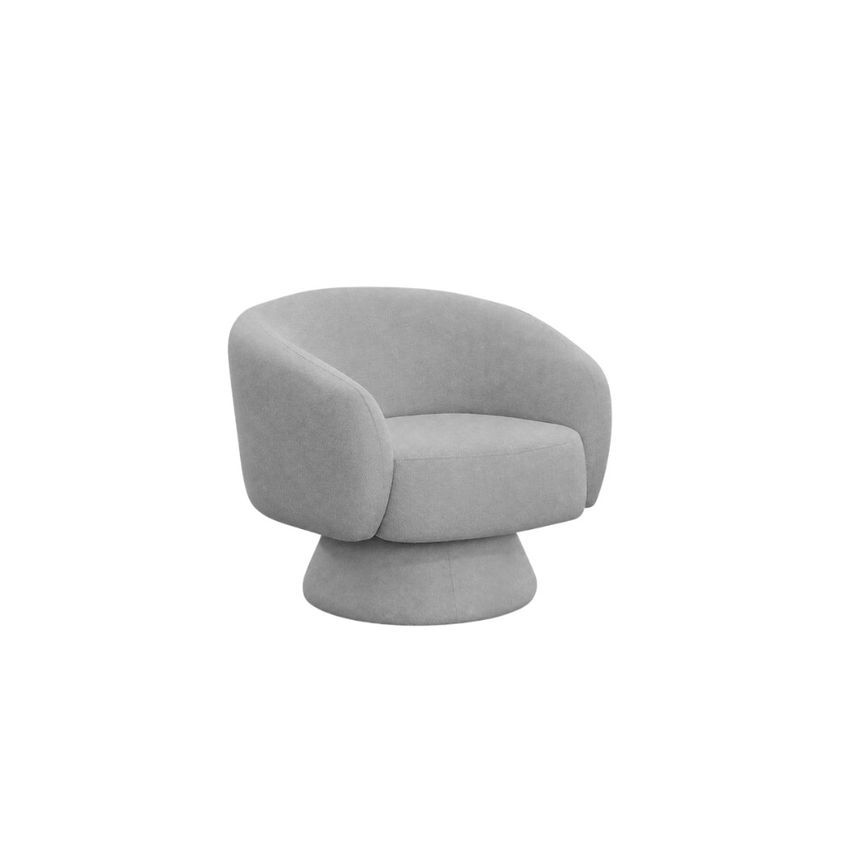 Poltrona 86cm Linho Giratória Olden Ferguile - imagem 3