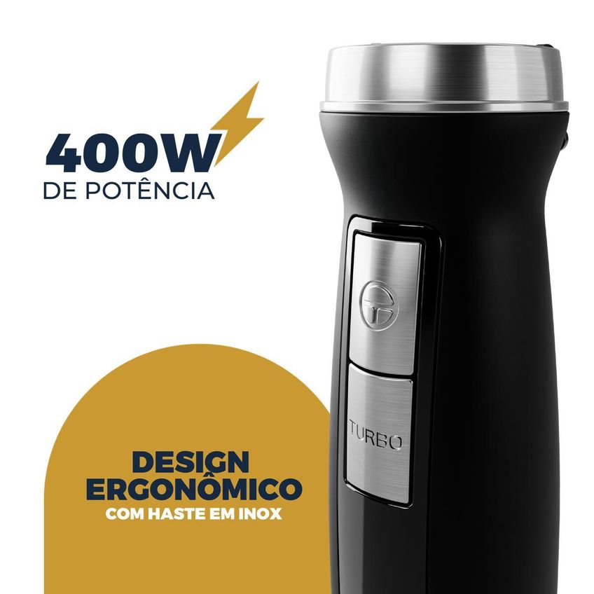 Mixer Britânia Função Turbo Jarra 1050ml 400w Bmx40b 127v - imagem 3