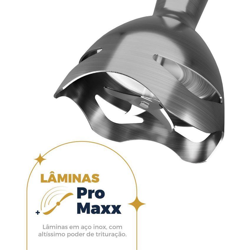 Mixer Britânia Função Turbo Jarra 1050ml 400w Bmx40b 127v - imagem 4