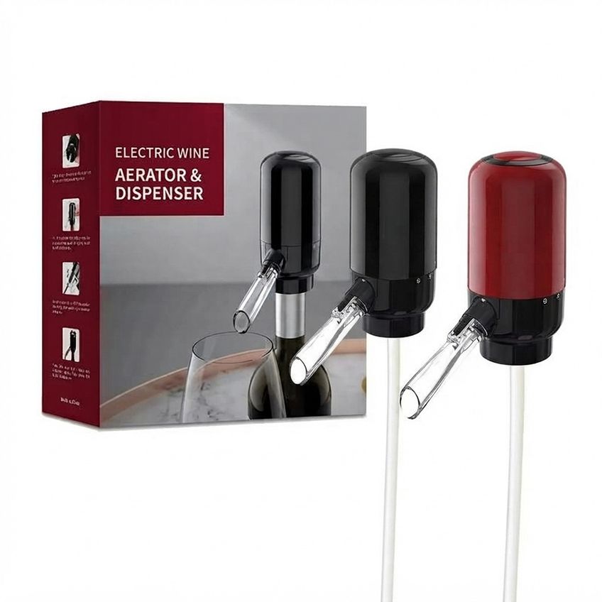 Aerador Vinho Decanter Dispensador Dosador Sommelier Elétrico - imagem 4