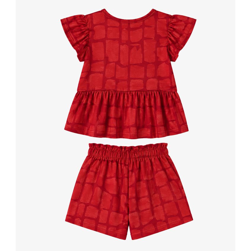 Conjunto Infantil Estampado Select Vermelho 6 - imagem 5